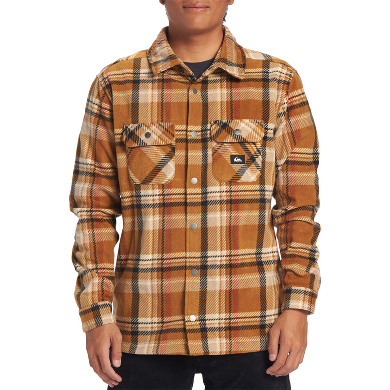 Load image into Gallery viewer, Quiksilver Surf Days Long Sleeve Fleece Flannel Shirt