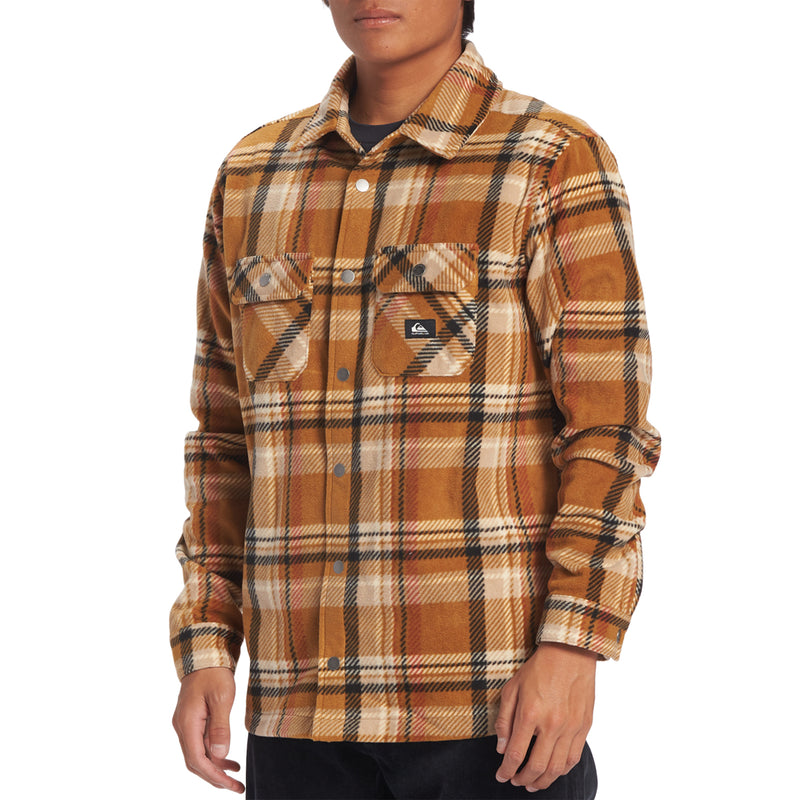 Load image into Gallery viewer, Quiksilver Surf Days Long Sleeve Fleece Flannel Shirt