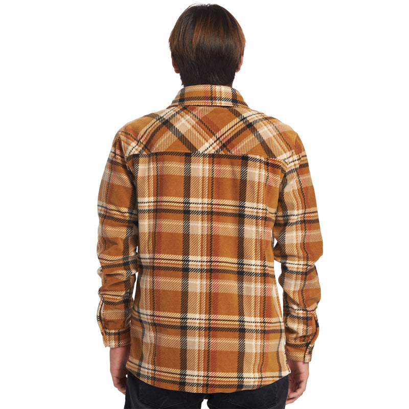 Load image into Gallery viewer, Quiksilver Surf Days Long Sleeve Fleece Flannel Shirt