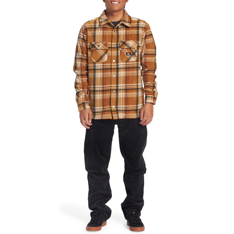 Load image into Gallery viewer, Quiksilver Surf Days Long Sleeve Fleece Flannel Shirt

