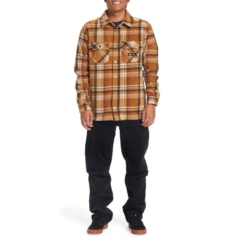 Load image into Gallery viewer, Quiksilver Surf Days Long Sleeve Fleece Flannel Shirt