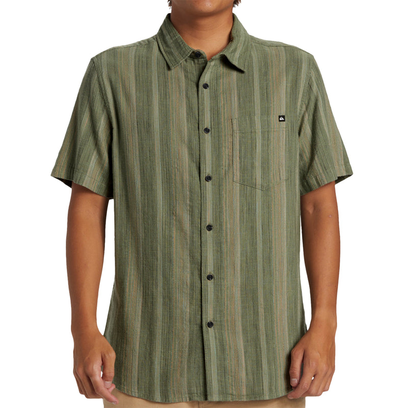 Load image into Gallery viewer, Quiksilver Pyke Classic Short Sleeve Button-Up Shirt
