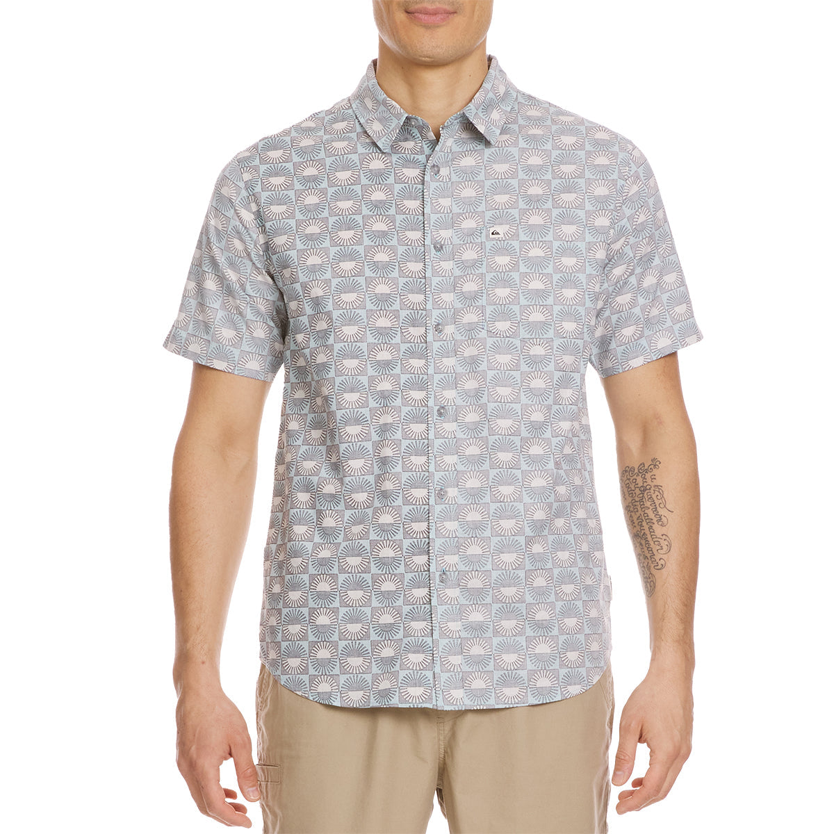 quiksilver dress shirts Quiksilver Forever Classic Short Sleeve Button-Up Shirt – Cleanline Surf