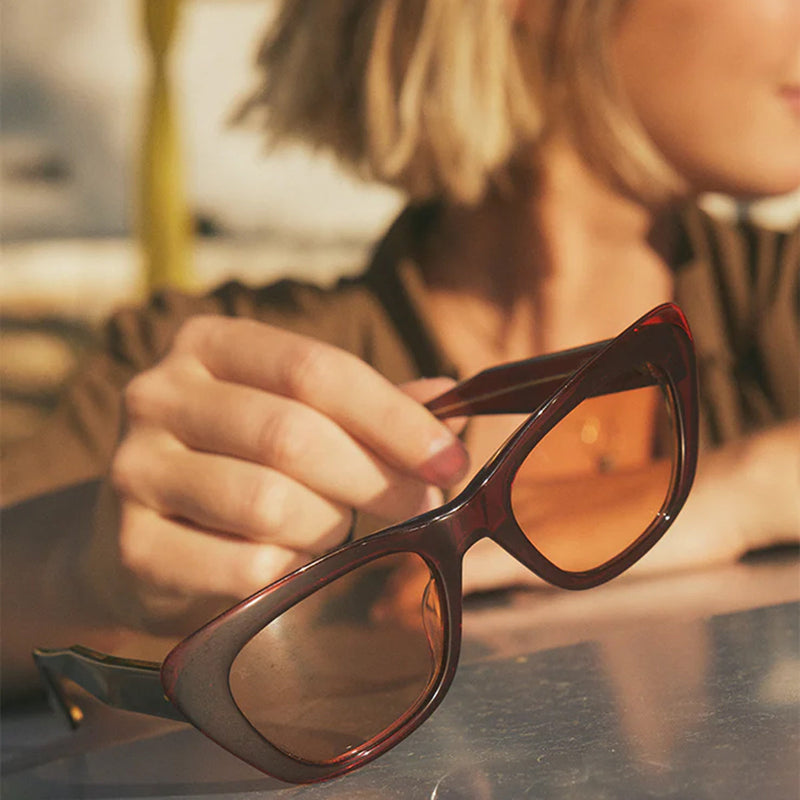 Load image into Gallery viewer, RAEN Women's Kimma Sunglasses - Cranberry/Spritz 6