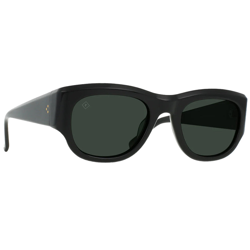 Load image into Gallery viewer, RAEN Lonso Polarized Sunglasses - Recycled Black/Green