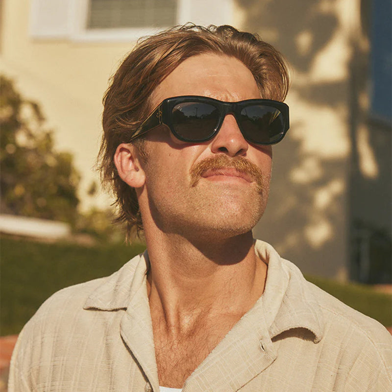 Load image into Gallery viewer, RAEN Lonso Polarized Sunglasses - Recycled Black/Green