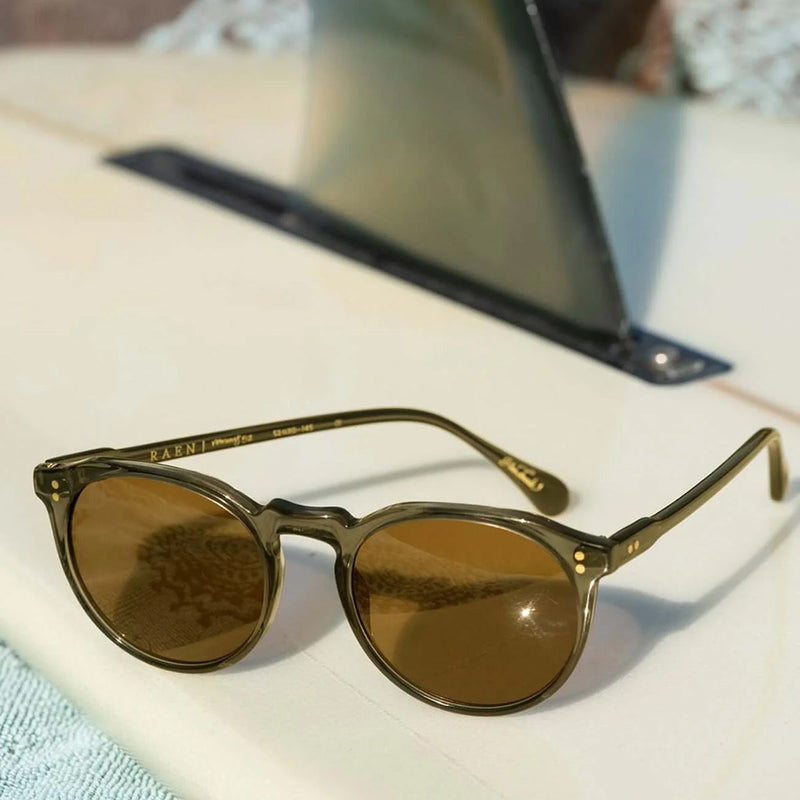 Load image into Gallery viewer, RAEN Remmy Polarized Sunglasses - Ghost/Vibrant Brown