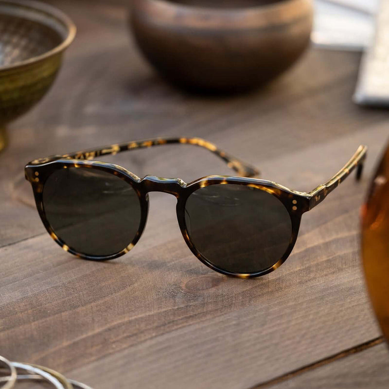 Load image into Gallery viewer, RAEN Remmy Polarized Sunglasses - Brindle Tortoise/Green