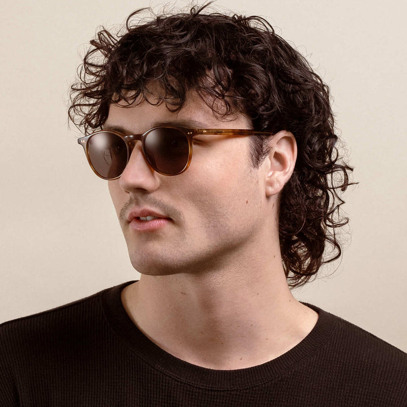 Load image into Gallery viewer, RAEN Basq Sunglasses - Moab Tortoise/Green