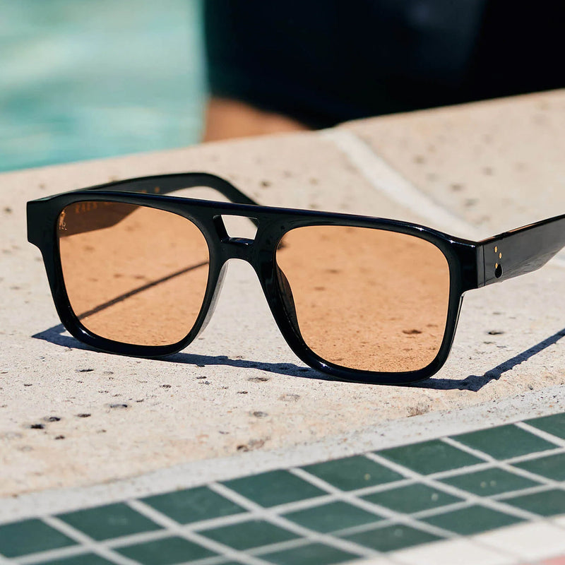 Load image into Gallery viewer, RAEN Rifka Sunglasses - Recycled Black/Spritz