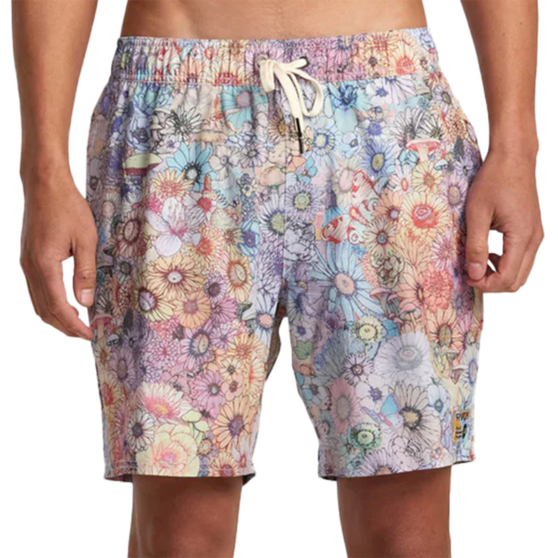 Load image into Gallery viewer, RVCA Sage Elastic Waist Hemp 17" Boardshorts 1