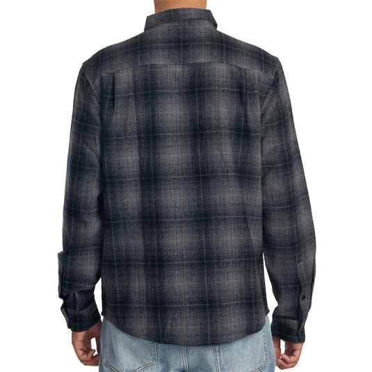 RVCA Dayshift Long Sleeve Button-Up Flannel Shirt - 2023