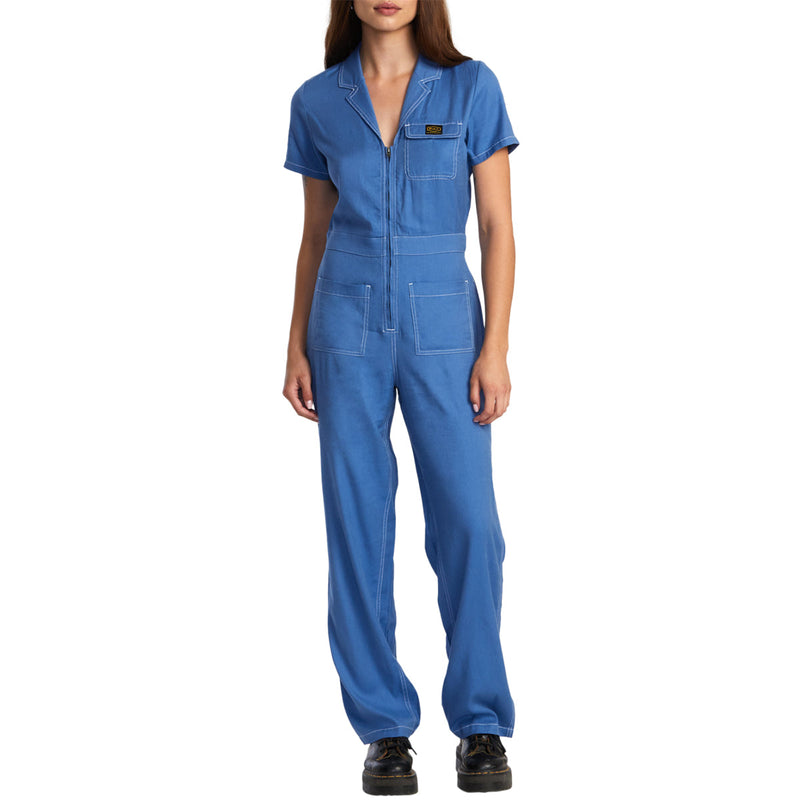 Load image into Gallery viewer, RVCA Women's Spring Shift Workwear Jumpsuit 1