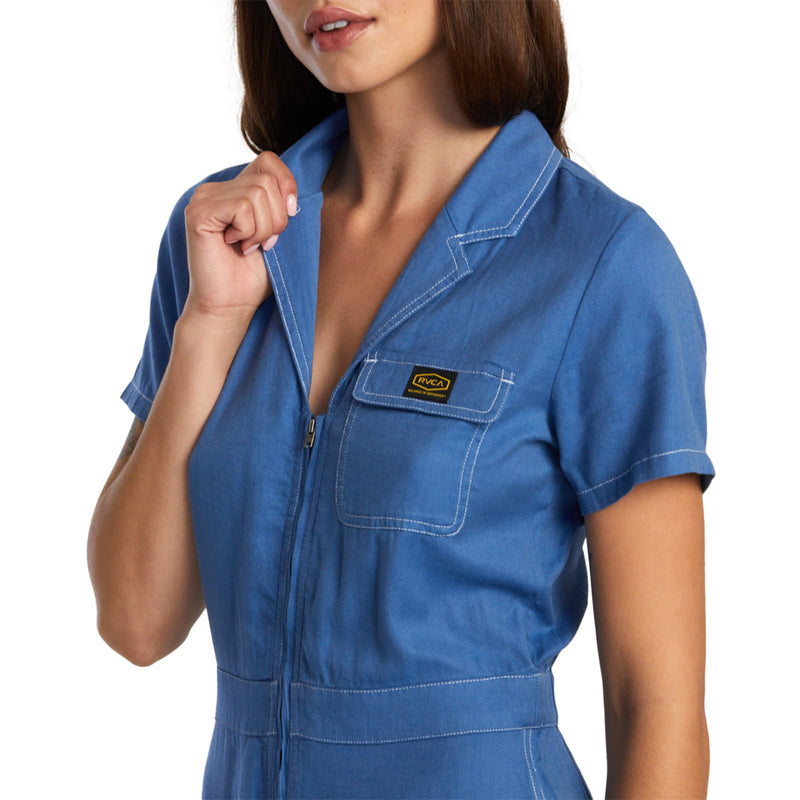 Load image into Gallery viewer, RVCA Women's Spring Shift Workwear Jumpsuit 5