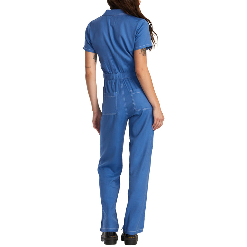 Load image into Gallery viewer, RVCA Women's Spring Shift Workwear Jumpsuit 4