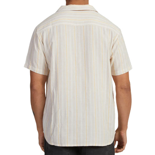 RVCA Beat Stripe Short Sleeve Button-Up Shirt