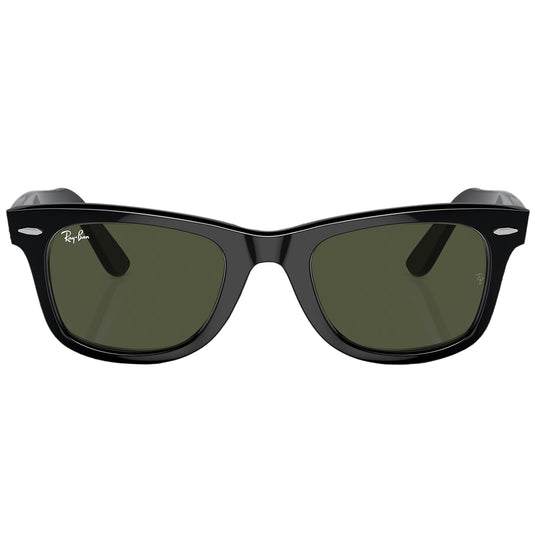 Ray-Ban Original Wayfarer Classic Sunglasses - Polished Black/Green