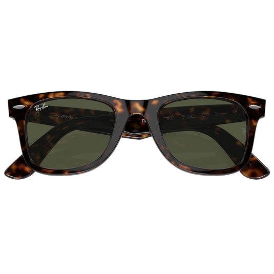 Ray-Ban Original Wayfarer Classic Sunglasses - Polished Tortoise/Green