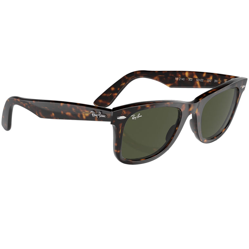 Load image into Gallery viewer, Ray-Ban Original Wayfarer Classic Sunglasses - Polished Tortoise/Green
