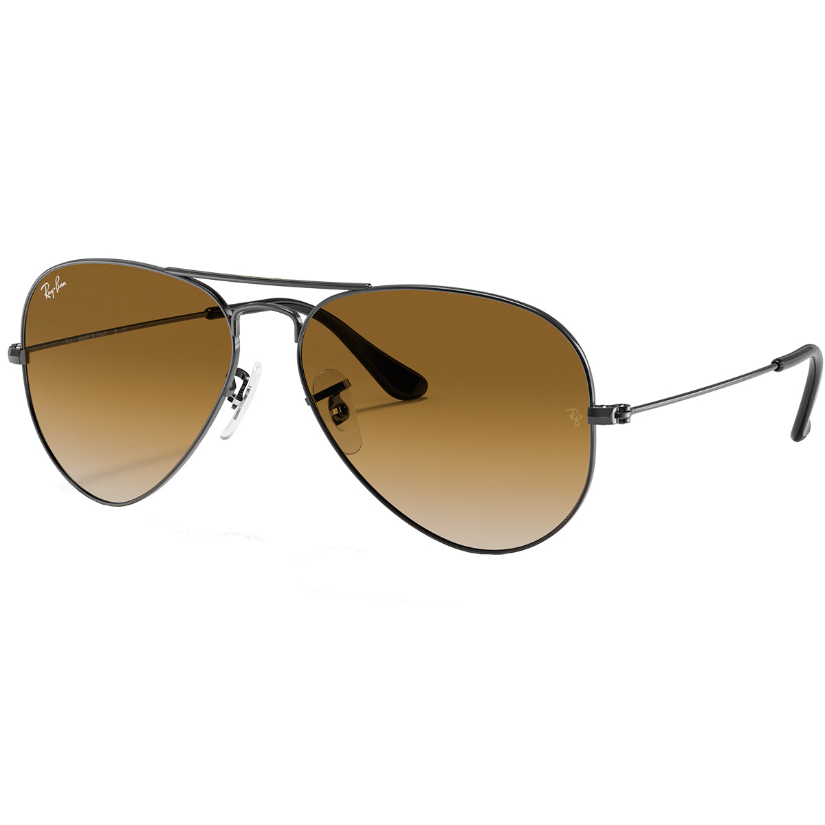Light brown gradient Ray-Bans Ray Ban Gold Aviator Gradient Sunglasses | Dandy Fellow main image 4
