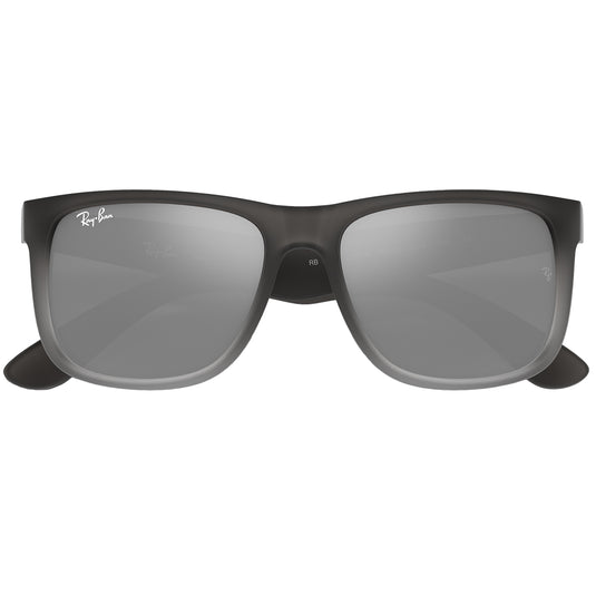 Ray-Ban Justin Classic Mirror Sunglasses - Matte Grey/Silver