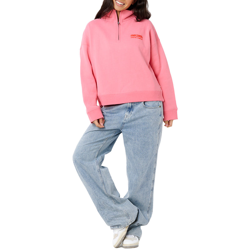 Load image into Gallery viewer, Rip Curl Women's Surf Puff Fleece ¼-Zip Jacket 5