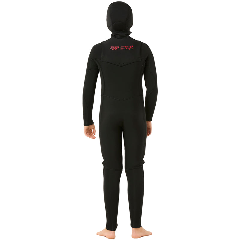 Load image into Gallery viewer, Rip Curl Youth Dawn Patrol 5/4 Hooded Chest-Zip Wetsuit