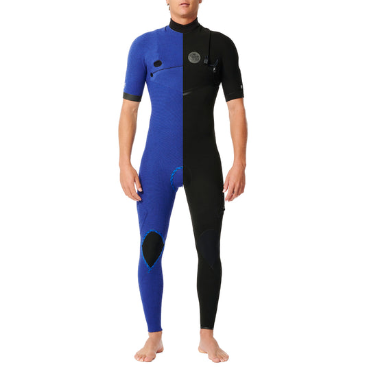 Rip Curl E-Bomb 2/2 Short Sleeve Zip Free Spring Wetsuit
