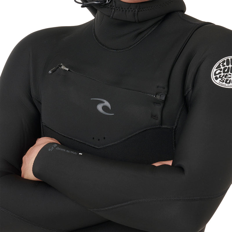 Load image into Gallery viewer, Rip Curl Dawn Patrol 5/4 Hooded Chest-Zip Wetsuit