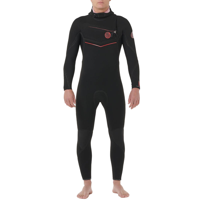 Load image into Gallery viewer, Rip Curl Flashbomb Fusion 5/4 Hooded Chest-Zip Wetsuit