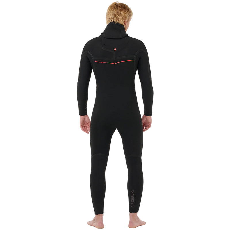 Load image into Gallery viewer, Rip Curl Flashbomb Fusion 4/3 Hooded Chest-Zip Wetsuit