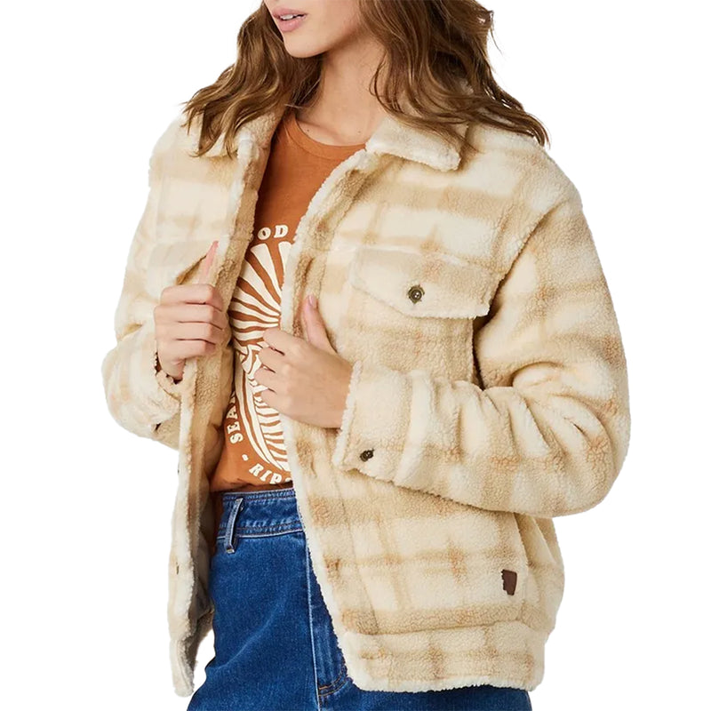 Load image into Gallery viewer, Rip Curl Women's Sunrise Session Sherpa Lined Jacket