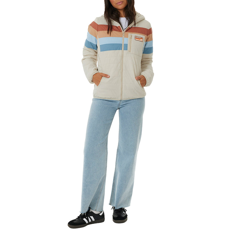 Load image into Gallery viewer, Rip Curl Women's Anti-Series Revival Hooded Zip-Up Jacket