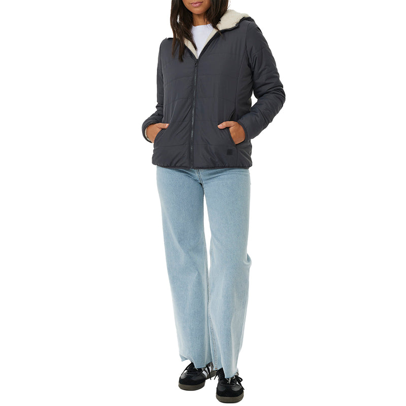 Load image into Gallery viewer, Rip Curl Women's Anti-Series Anoeta Classic Hooded Zip-Up Jacket 3