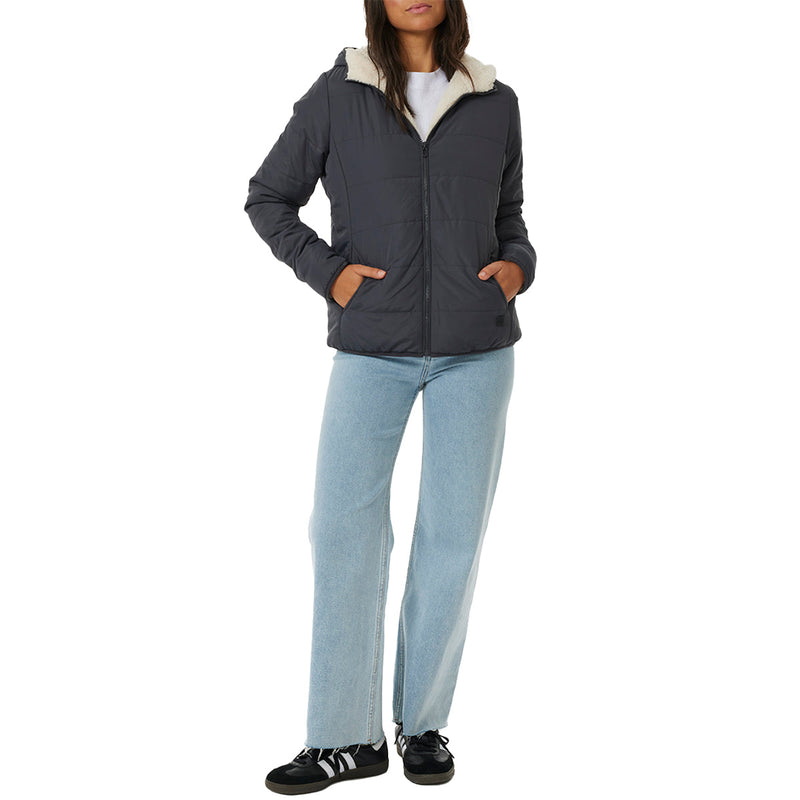 Load image into Gallery viewer, Rip Curl Women's Anti-Series Anoeta Classic Hooded Zip-Up Jacket 4