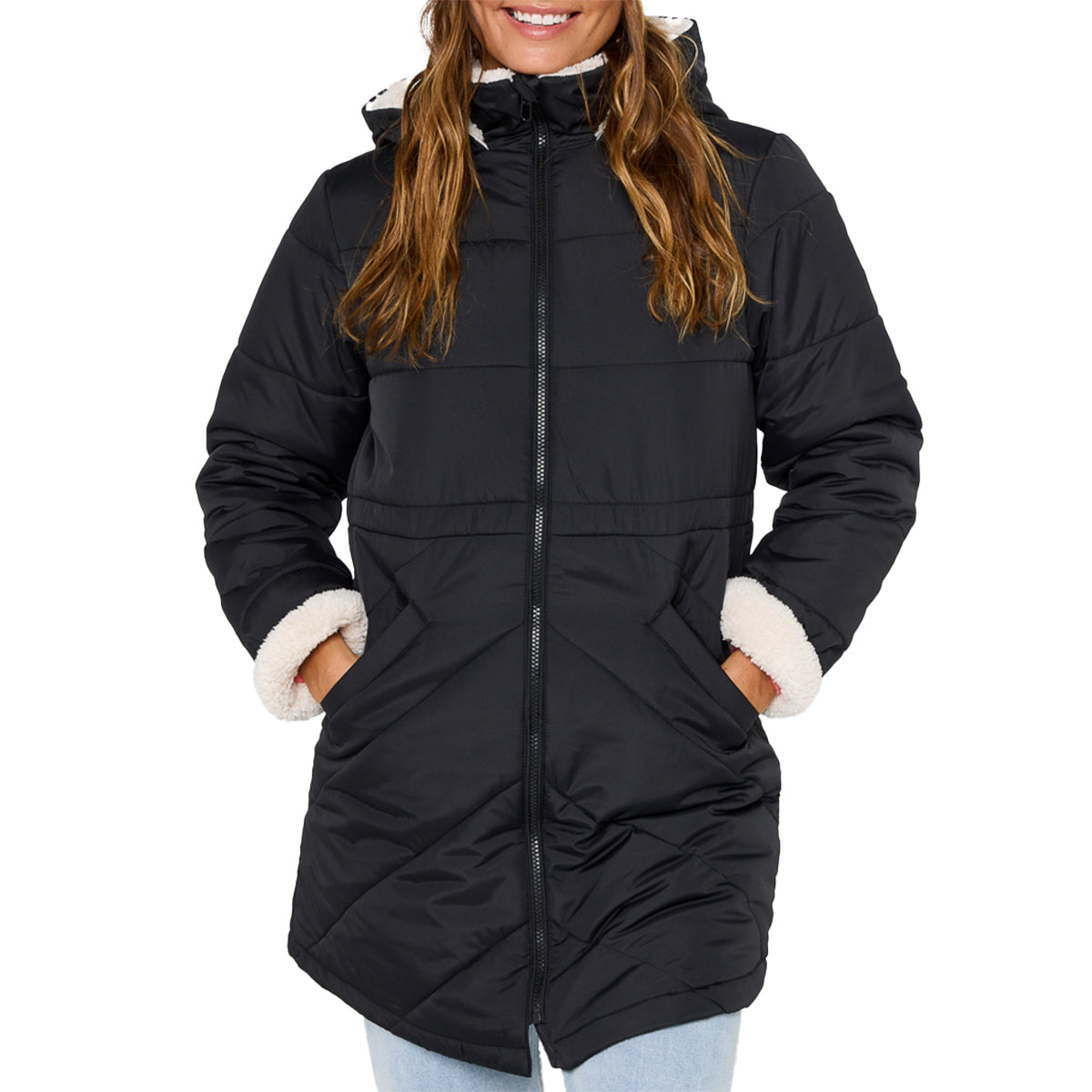 Rip Curl Women's Anti-Series Anoeta Long Line Zip-Up Jacket