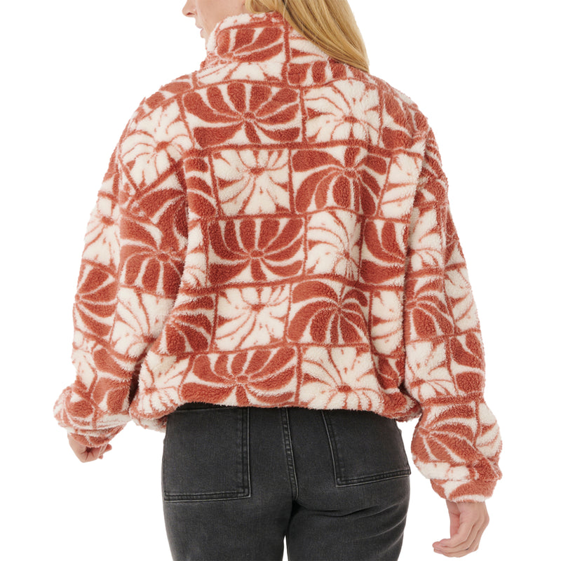 Load image into Gallery viewer, Rip Curl Women's AOTS TY Williams Polar Fleece Zip-Up Jacket 2