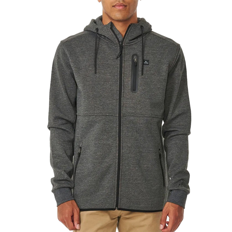 Load image into Gallery viewer, Rip Curl Departed Anti-Series Fleece Zip Hooded Jacket 1