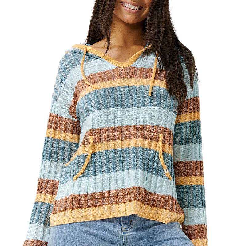 Load image into Gallery viewer, Rip Curl Women's Hibiscus Heat Poncho Pullover Hoodie 1