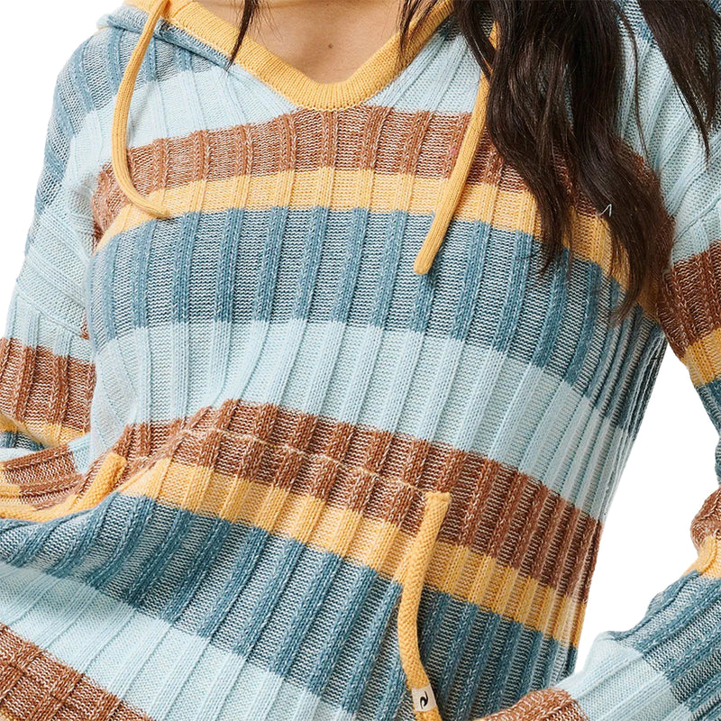 Load image into Gallery viewer, Rip Curl Women's Hibiscus Heat Poncho Pullover Hoodie 6