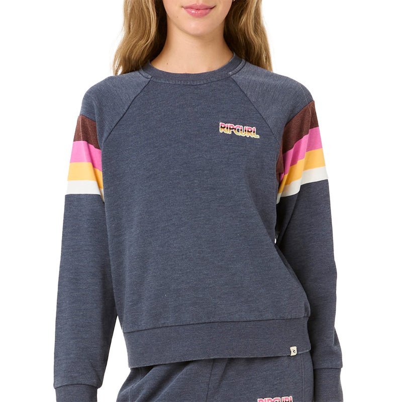Load image into Gallery viewer, Rip Curl Youth Las Dalias Raglan Crew Sweatshirt