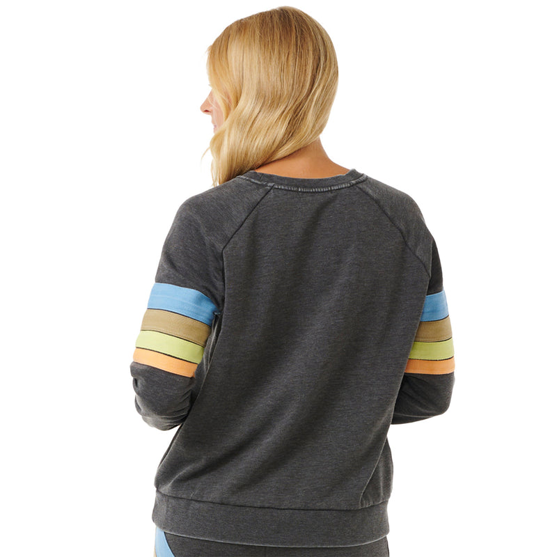 Load image into Gallery viewer, Rip Curl Women's High Tide Surf Raglan Crew Sweatshirt