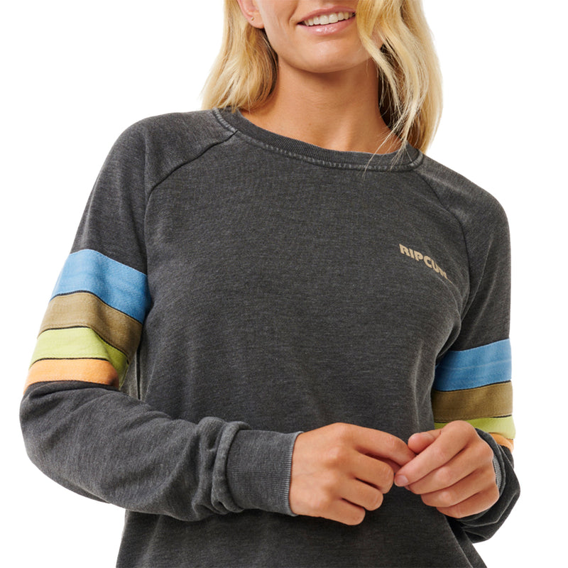 Load image into Gallery viewer, Rip Curl Women's High Tide Surf Raglan Crew Sweatshirt