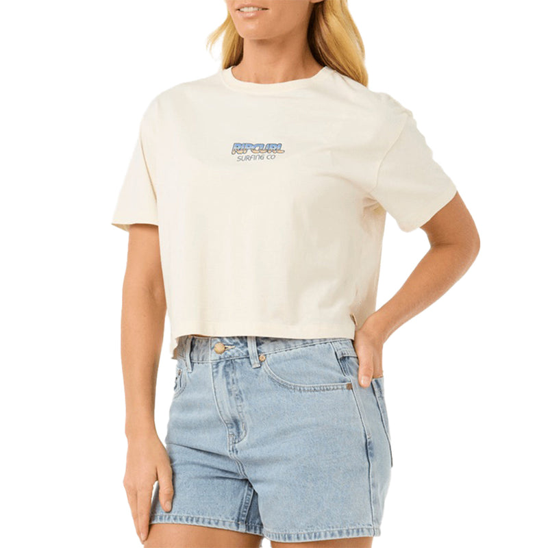 Load image into Gallery viewer, Rip Curl Women's Sun And Sea Crop T-Shirt