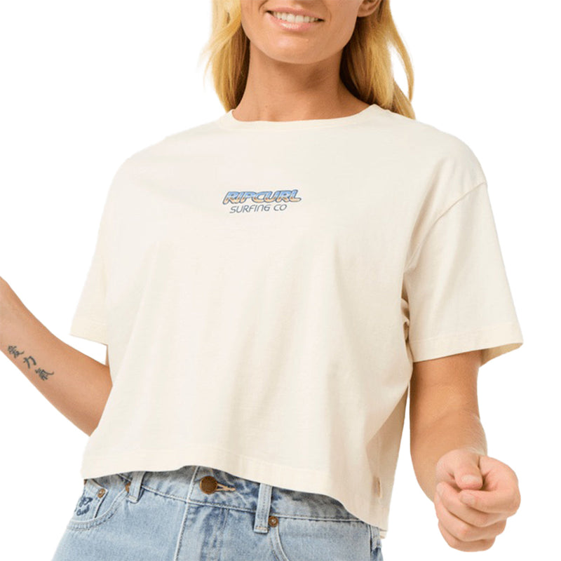 Load image into Gallery viewer, Rip Curl Women's Sun And Sea Crop T-Shirt