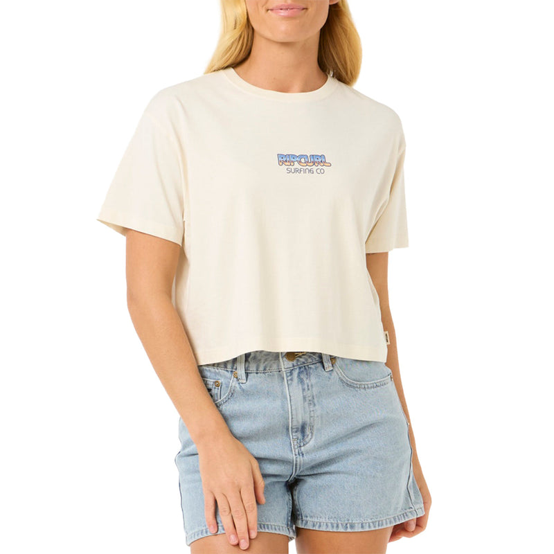 Load image into Gallery viewer, Rip Curl Women's Sun And Sea Crop T-Shirt