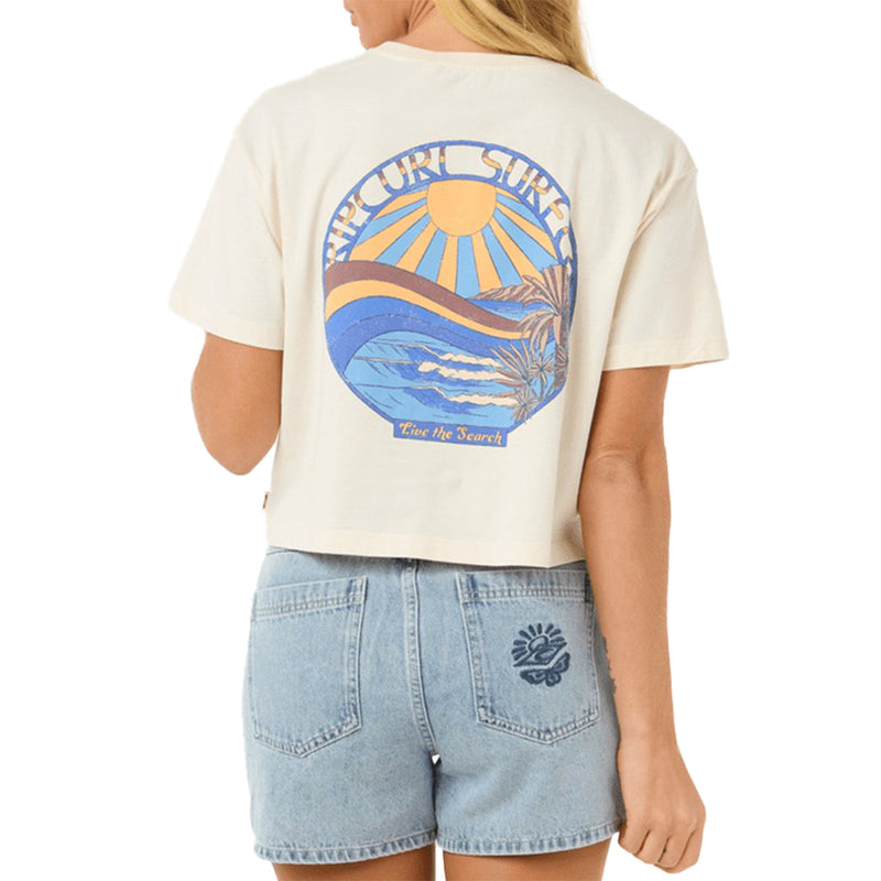 Load image into Gallery viewer, Rip Curl Women's Sun And Sea Crop T-Shirt