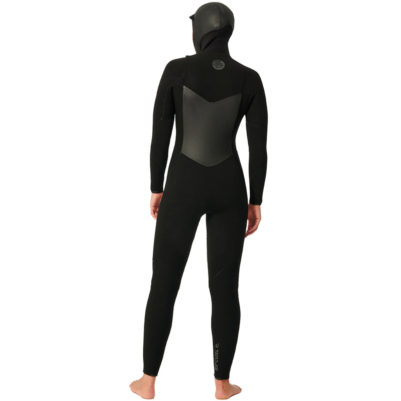Load image into Gallery viewer, Rip Curl Women's Flashbomb 5/4 Hooded Chest-Zip Wetsuit