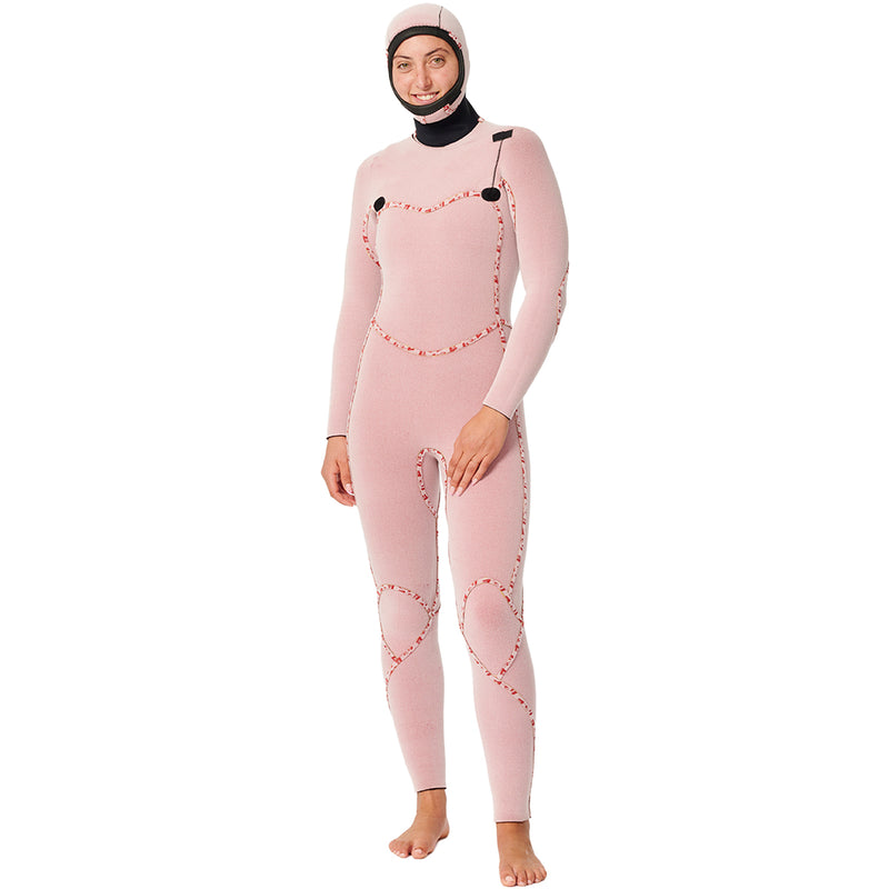 Load image into Gallery viewer, Rip Curl Women's Flashbomb 5/4 Hooded Chest-Zip Wetsuit