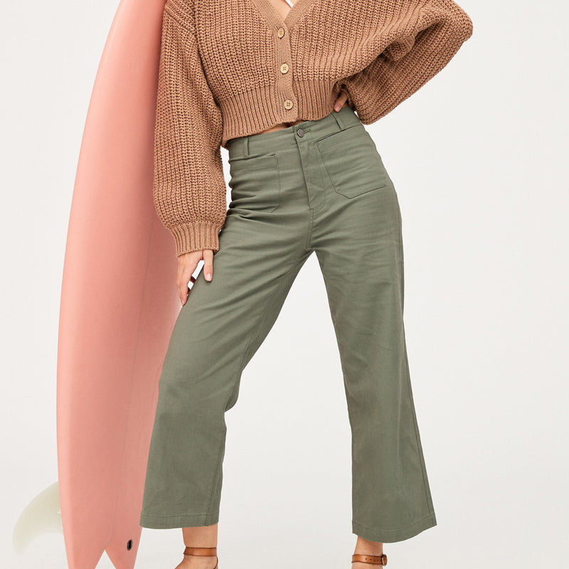 Load image into Gallery viewer, Roxy Women's Coastal Cruiser Wide Leg Pants